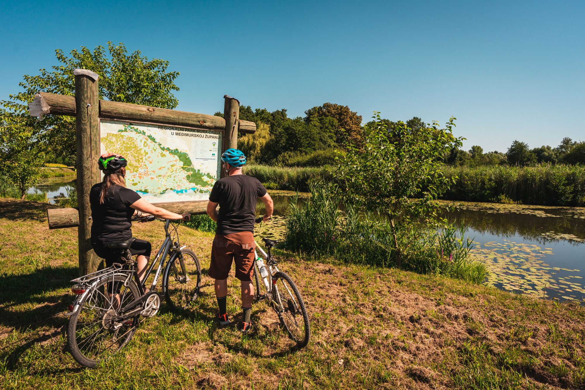 Regionalni park Mura Drava bicikliranje