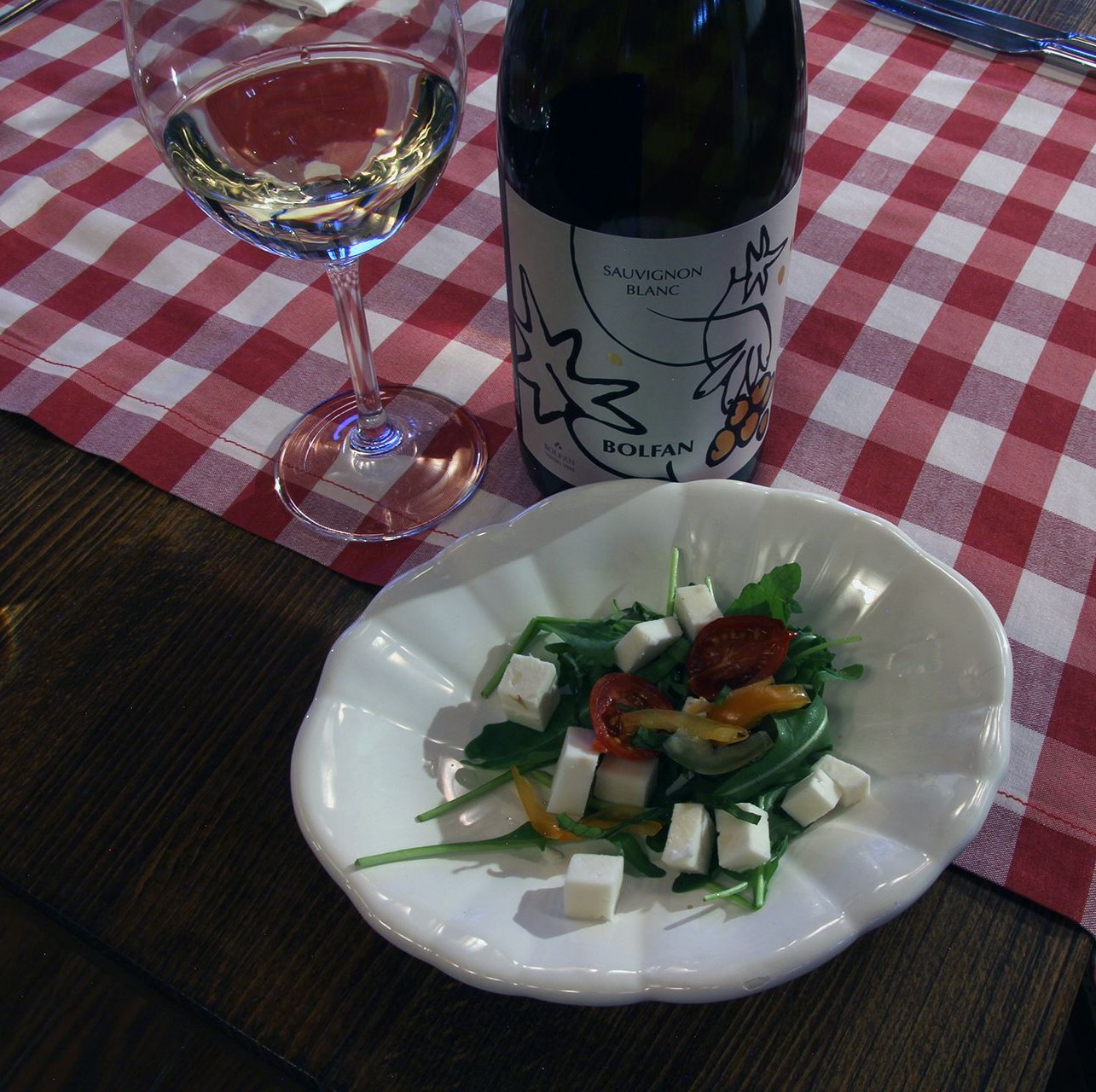 bolfan sauvignon blanc 2025 domaci kozji sir rikola bosiljak