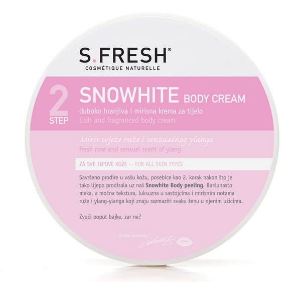 snowhite body cream cr
