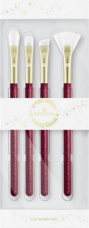 4059729296870 essence x mas wishes candy kisses eye brush set 01 Image Front View Closed png 400x1024