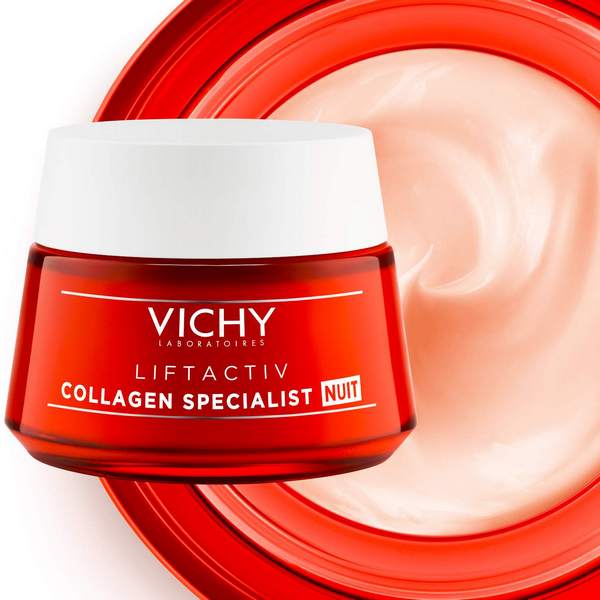 Vichy Liftactiv Collagen Specialist Night 50ml RGB LD 000 3337875722520 PackshotWithTexture