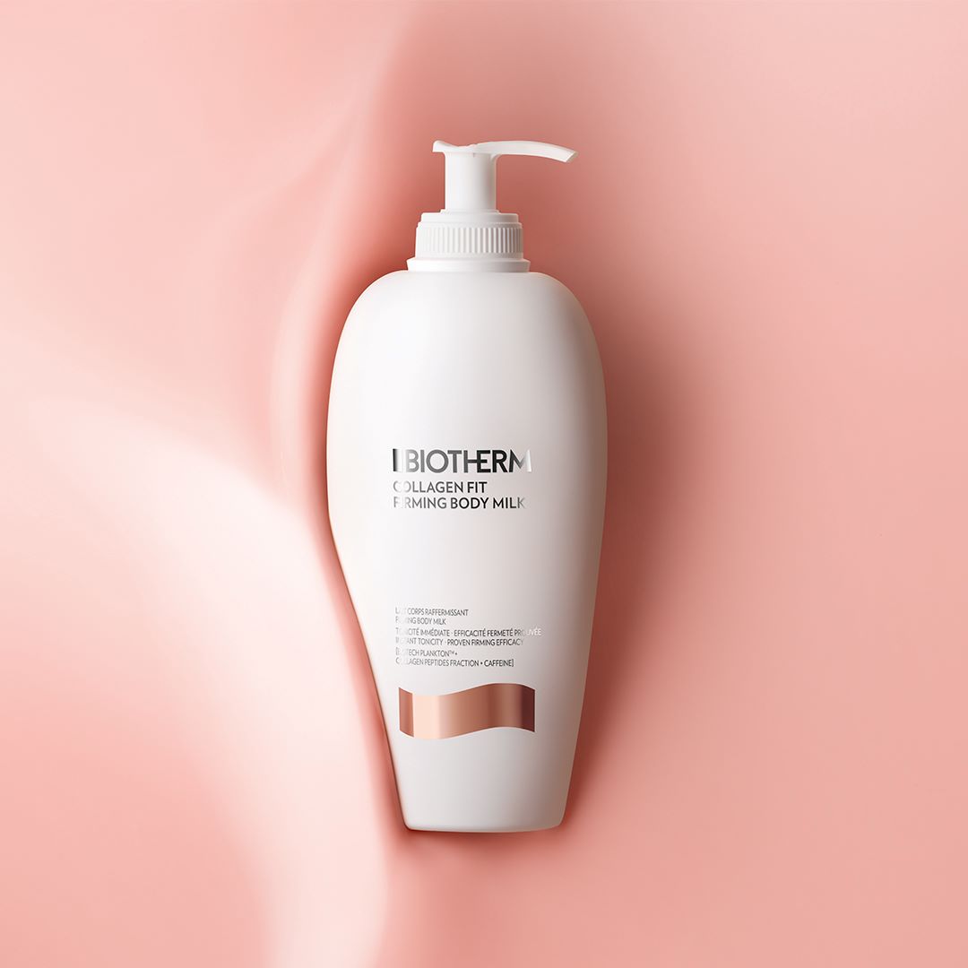 bio skbc collagen fit milk packshot in texture 1X1 RVB launch2025