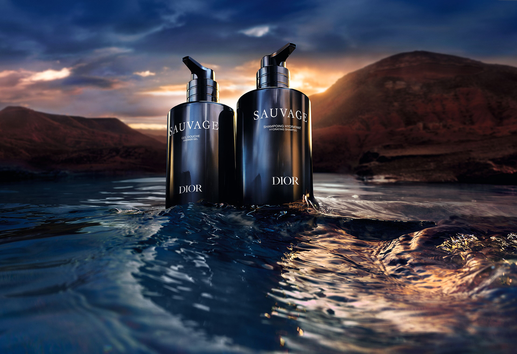 F208 SAUVAGE HAIRCARE S1 26 P10L Gel douche Shampoing RV F39