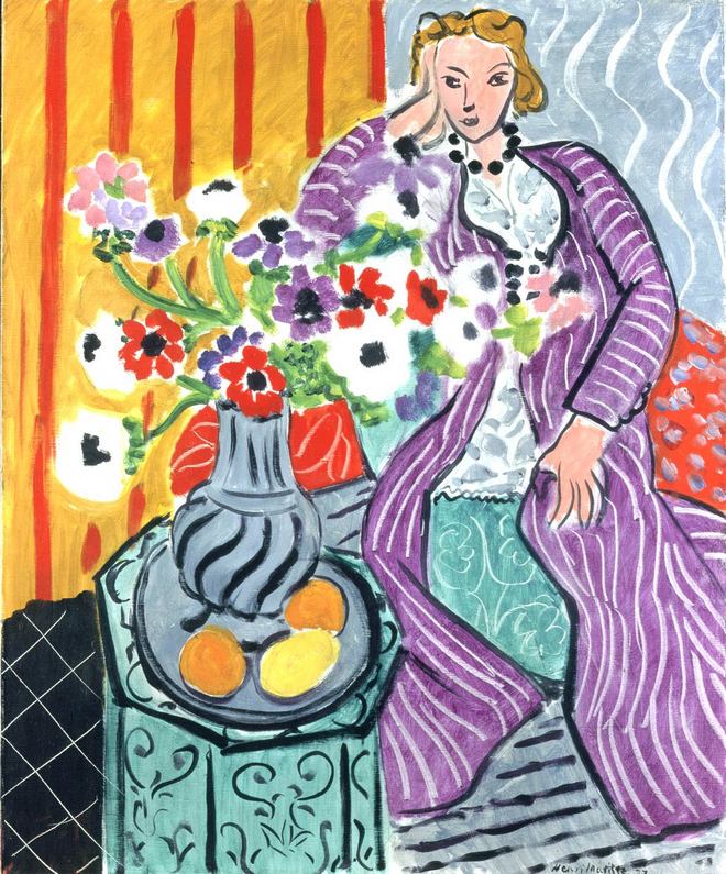 henri matisse purple robe