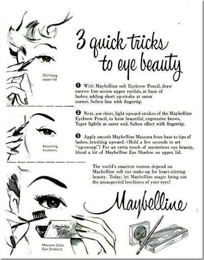 1950s Maybelline ad 3 quick tricks to eye beauty thumb1
