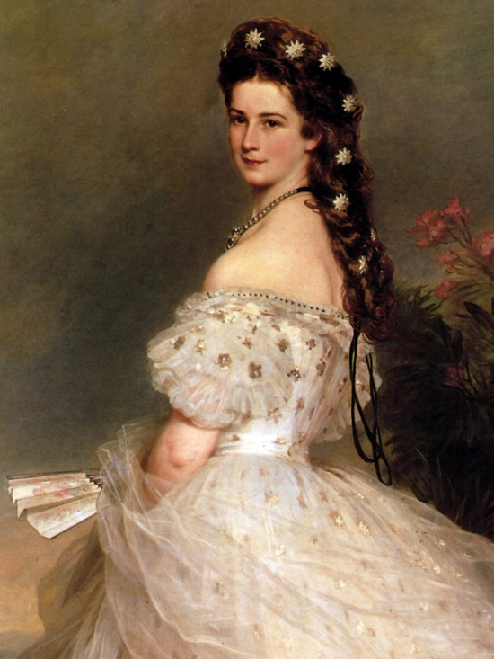 Empress Elisabeth of Austria in dancing-dress 1865 Franz Xaver Winterhalter
