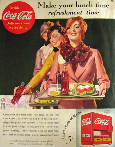 coke trayserve