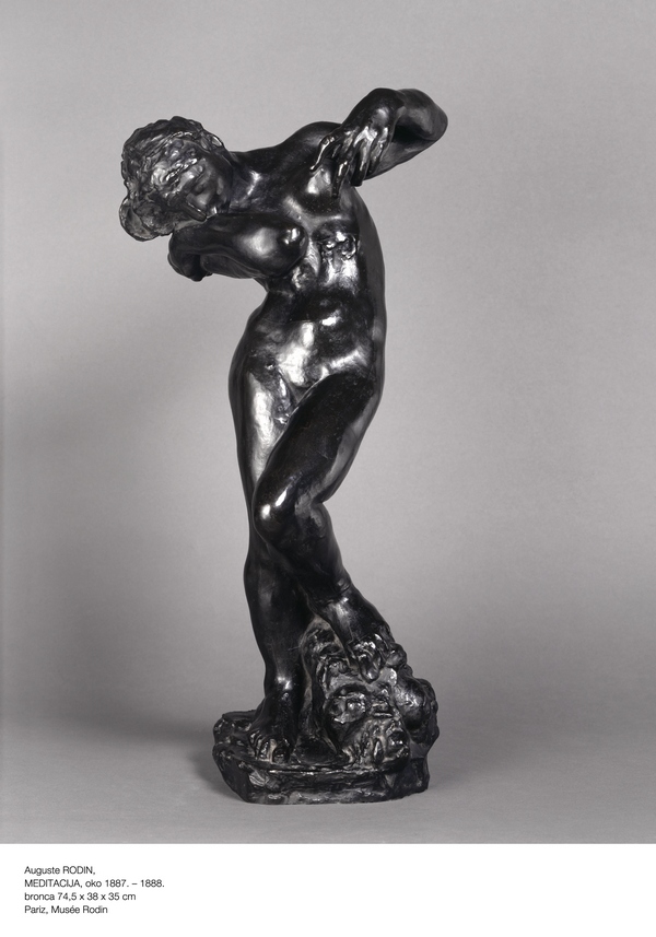 Auguste RODIN Meditacija OKO 1887. ÔÇô 1888. Bronca 745 x 38 x 35 cm Pariz Museüe Rodin