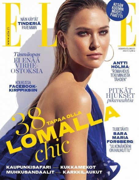 Bar Refaeli - Elle Magazine Cover Finland August 2015