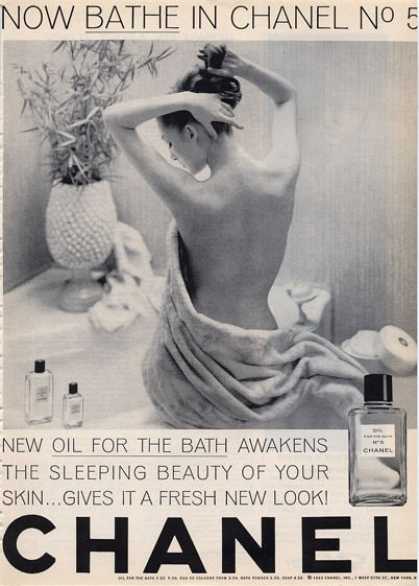 Chanel No 5 Now Bathe In Woman 1964