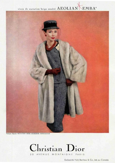 Christian Dior ad 1959 LOfficiel