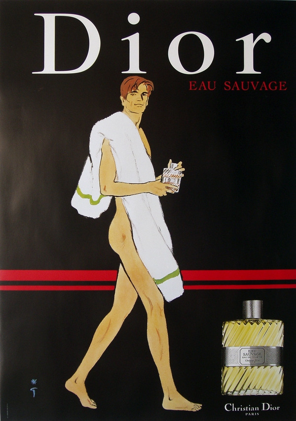 Original Dior Poster by Rene Gruau 1978