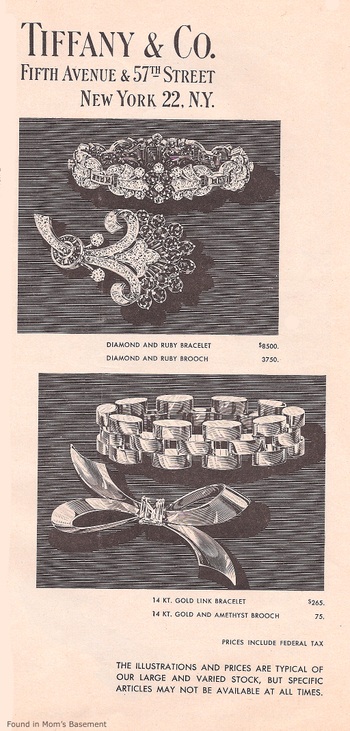 1946 ad for tiffany