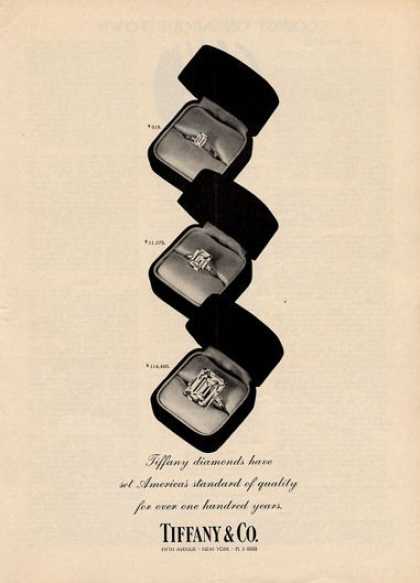 Tiffany  Co. Three Diamonds 1961