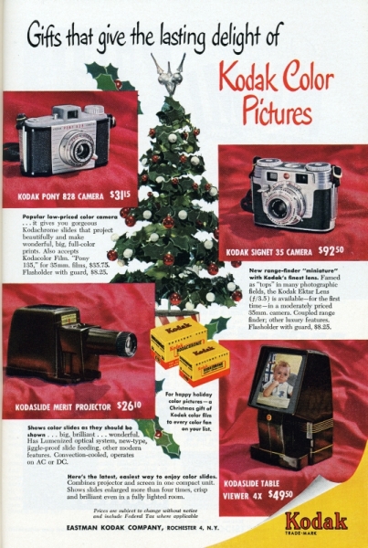 kodak 1952 christmas