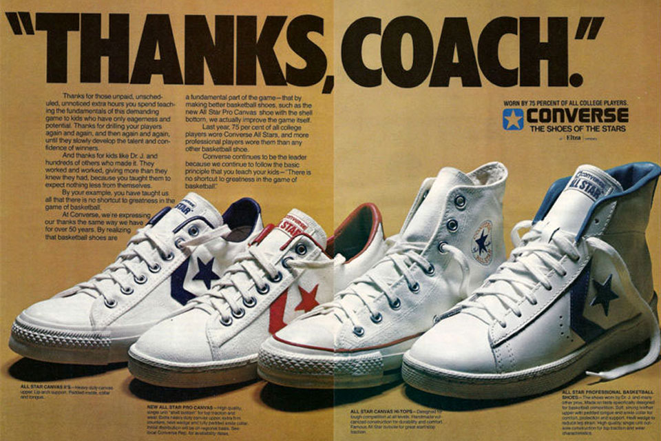 1978 converse vintage ad