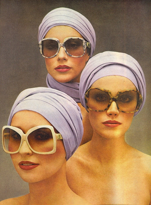 Yves Saint Laurent Sunglasses Ad- Vogue May 1976