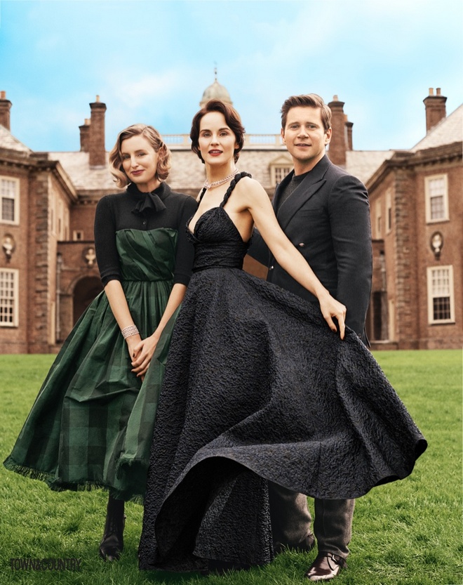 Downton Abbey Town Country Cover Photoshoot02