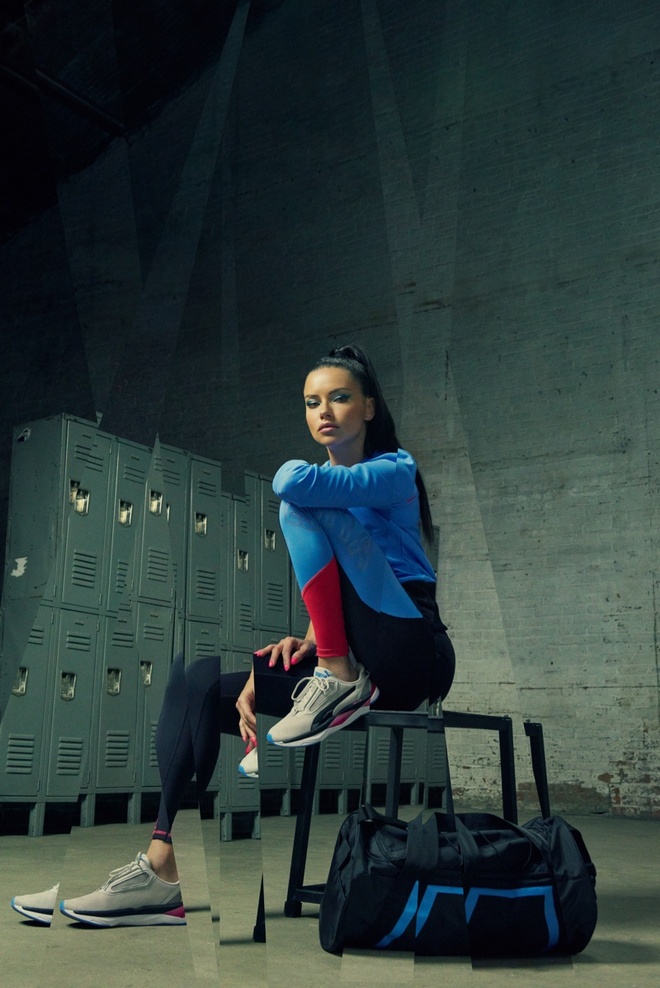 Adriana Lima PUMA LQD Cell Shatter XT Shift Campaign02