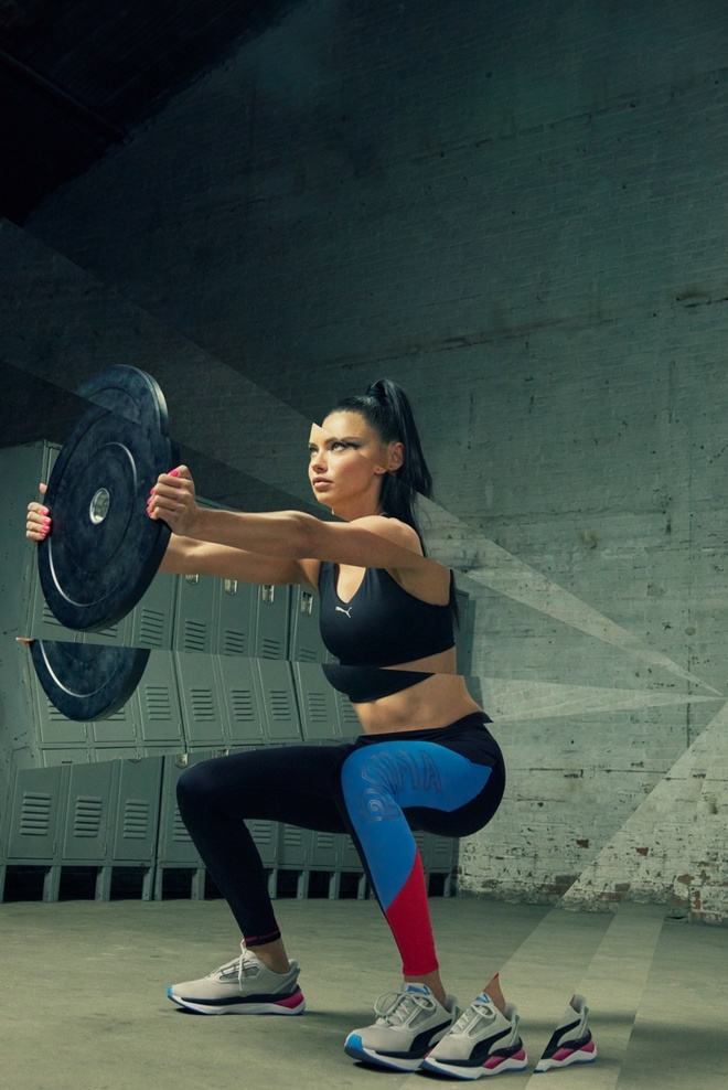 Adriana Lima PUMA LQD Cell Shatter XT Shift Campaign02