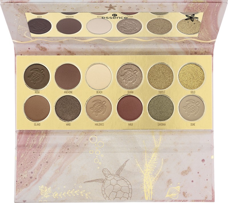 4059729281661 essence Turtle Youre In My Circle Eyeshadow Palette Image Front View Full Open png