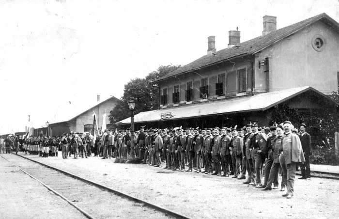 STARA ZGRADA KOPRIVNICA KOLODVORA 1910