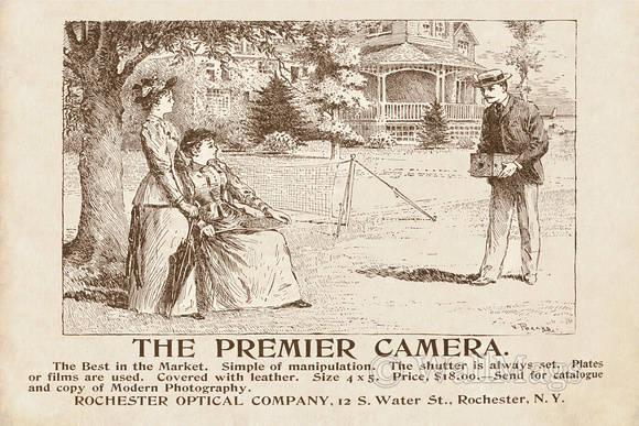 Premier Camera Ad From 1892