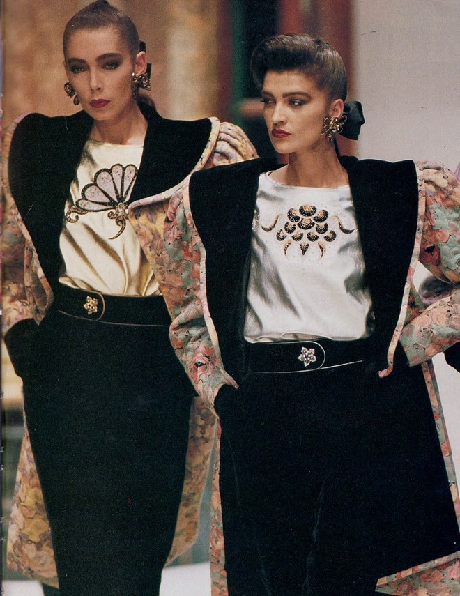 UNGARO FALL HAUTE COUTURE 1987 88