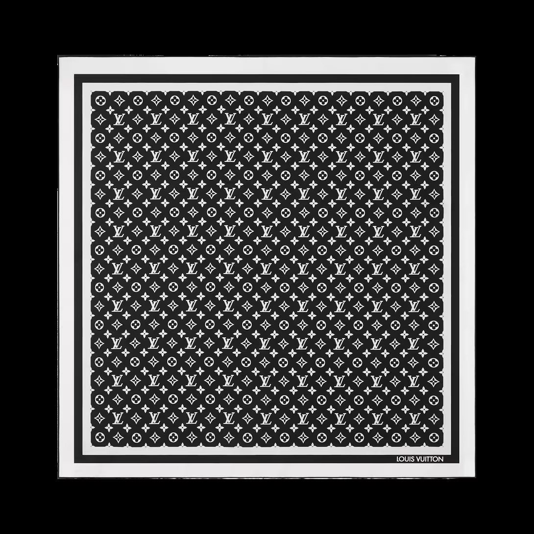 louis vuitton monogram silhouette square 90 M97189 PM2 Front view