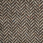 HERRINGBONE TWEED # povijesni stilski uzorak početak ima u rimskoj arhitekturi Tweed cloth herringbone GreyBrown HB 513B detail